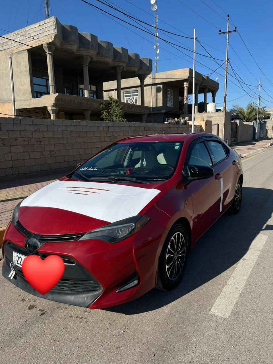 سلام عليكم
للبيع كورولا موديل 2017 وارد امريكي LE الظرر موضح بالصور بدون دواخل بدون ارباك حجر بيئه موجود سياره خير من الله تخم تاير . مشط ستيرن جديد صدر امامي كله جديد نوزلات جديد تفاصيل اكثر اتصال مامتواجد على الفيس مكلف بالنشر مكان السياره ديالى ناحيه جلولاء 
***********
