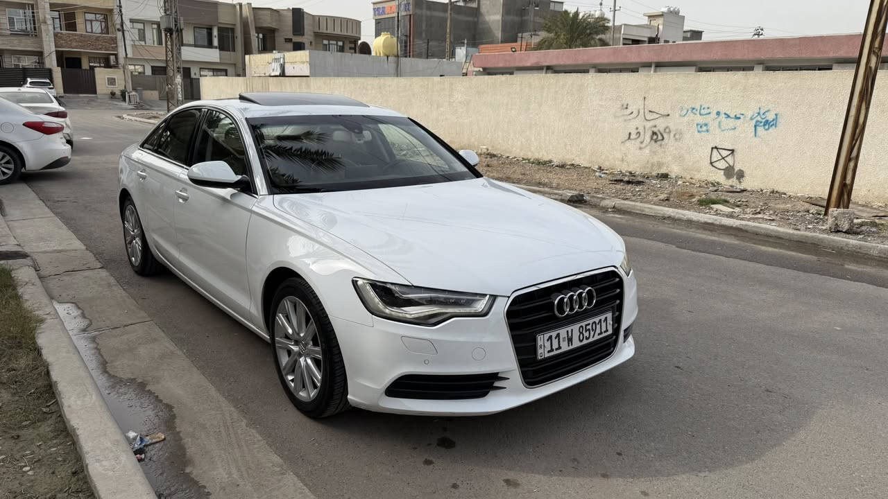 اودي A6 2013 خليجي  جديده جدآ كفاله من حادث موصفات Vip شنو بالك بيه موصفات
هند بريك بصمه 
A ستوب 
مري شفط 

شاشه قلاب 

مري قلاب اوتو 

كير تحكم سبورت

كشنات خزن ميموري

كشنات كهرباء 

ثلاجه بالجكمجه 

تبريد 3 قطع 

سماعات sp audio

عدسات زينون ليزر 9 عدسات 

لايتات متحركه مع الستيرن 

حساسات امامي خلفي مع كامره 

محرك 2.8 تنفس طبيعي سته سلندر 

غرفه جلد وكنتاره و قماره كنتاره 

تحكم تبريد جهتين منفصل و تبريد ب تكم 

سلايد روف اوتو 

 ماسحات اوتو مع السرعه وقوه المطر

5 بصمات وجنطه بصمه 

مرايه وسطيه وجانبيه تضليل اوتو 

تحكمات ستيرن 

مثبت سرعه ذكي 

بريكات برمبو 
مكاني بغداد حي الاعلام ***********
سعر بلاش ب 128 ورقه و بيه مجال حك جيه
