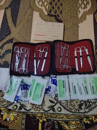 عدة تدريب • جلد سيليكون • خيوط جراحية