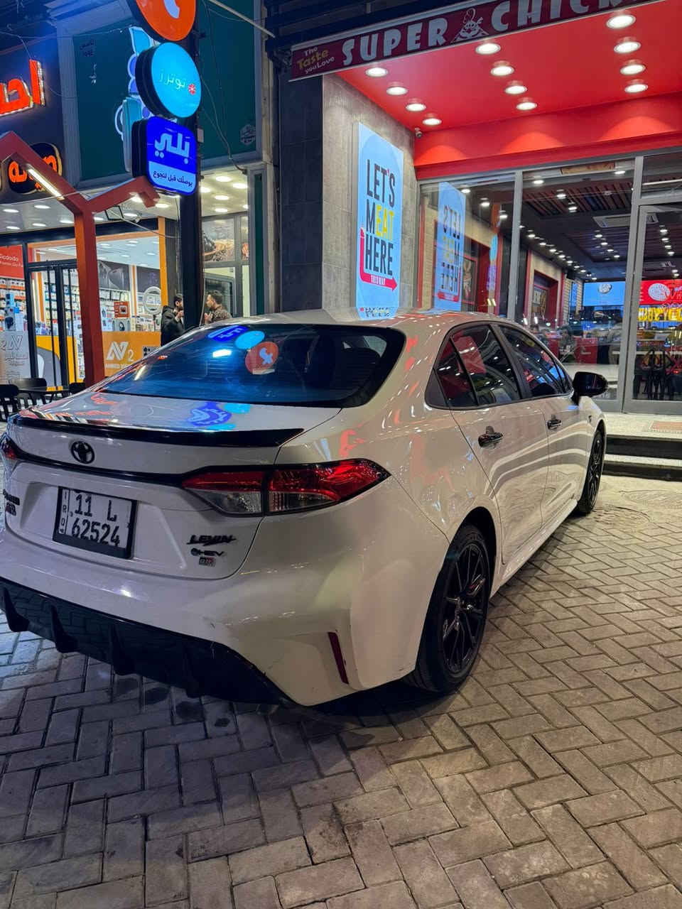 سلام عليكم
كورلا. فول موصفات GR.    موديل 2025

مقاعدجلد احمر و اسود

محرك 1800

مقاعد كهرباء

فتحه سقف

4 كامرات 

رادار امامي

نضام تثبيت سرعه 

السياره فول موصفات 

بعد بيه هواي موصفات 

ماشيه7000 الف 

بيه طخه بل حامغ الخلفي فقط

الطخه موضحه بصوره 

وشادلهه عازل حرارة شمس للجام

السعر 167

مكاني بغداد

***********
