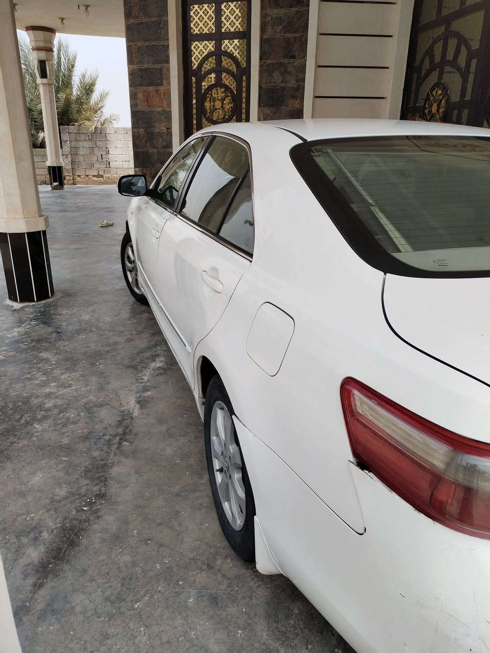 سلام عليكم كامري للبيع 2008خليجي مكفوله من الصبق بيه بارد قليل تبريد كير محرك مكفولات مكان سبع البور ذراع دجله *********** السعر ١٢٠ وبيه مجال
