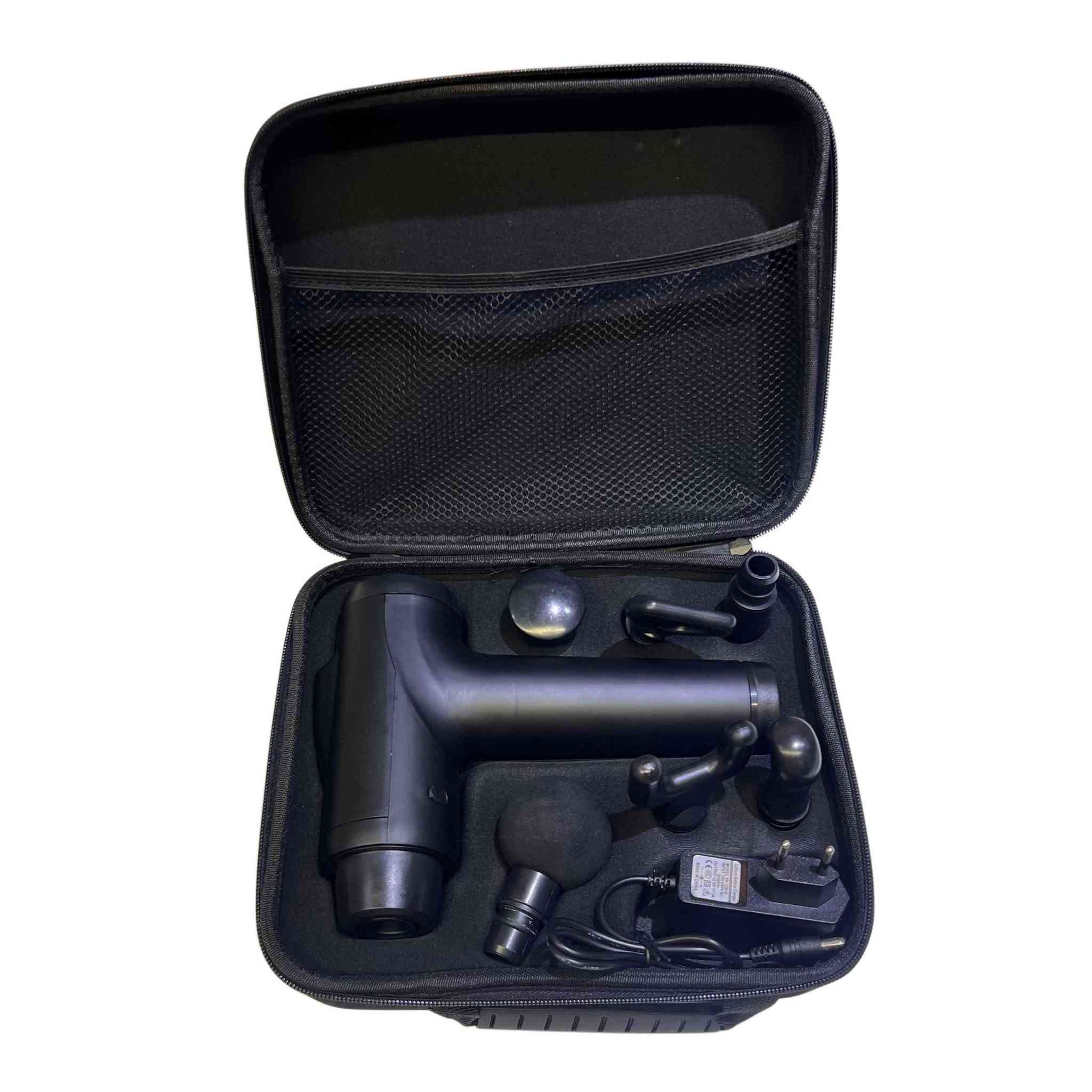 جهاز تدليك الجسم الاحترافي اللاسلكي (Massage Gun) مزود بشاشة لمس ذكية و6 رؤوس مخصصة

جهاز مساج وتدليك متكامل يمنحك تجربة استرخاء وعناية احترافية للعضلات في أي مكان، بفضل تصميمه اللاسلكي المتطور والتقنيات الذكية المدمجة به.

• محرك قوي وعالي العزم: يعمل بتقنية (Quiet Glide) لتوفير أداء قوي ومستقر مع تشغيل هادئ ومريح أثناء الاستخدام.

• شاشة لمس ذكية (Touch Screen): واجهة تحكم رقمية متطورة تعرض مستويات السرعة ونسبة شحن البطارية، مع أزرار لمس لزيادة وتقليل السرعة بكل سهولة.

• 30 مستواً مختلفاً للسرعة: يتيح لك تخصيص شدة الاهتزاز والضغط بدقة عالية من المستوى 1 إلى 30 ليلائم احتياجات جسمك.

• 6 رؤوس تدليك تبديلية: يأتي مع 6 ملحقات مصممة بعناية لاستهداف وراحة مختلف عضلات وأجزاء الجسم بكفاءة.

• بطارية ليثيوم-أيون قابلة للإزالة: تمنحك حرية الحركة والاستخدام اللاسلكي المستمر لعدة ساعات، مع إمكانية شحنها عبر شاحن جداري مخصص.

• تصميم خفيف الوزن وعملي: يزن 1.1 كغم فقط لسهولة التحكم به باليد الواحدة، ويأتي مع حقيبة متينة ومخصصة لحفظه ونقله بأمان أثناء السفر والتنقل.

• نوع التحكم: شاشة رقمية تعمل باللمس (Touch screen).
• مستويات السرعة: من 1 إلى 30 مستوى قابل للتعديل والتخصيص.
• نوع المحرك: محرك بدون فرشاة (Brushless High-Torque Motor) مع تقنية (Quiet Glide) لتخفيف الضجيج.
• نوع البطارية: بطارية ليثيوم-أيون قابلة لإعادة الشحن وقابلة للإزالة.
• الوزن: 1.1 كغم (2.5 باوند).
• طريقة التشغيل: مفتاح تشغيل/إيقاف (ON/OFF) رئيسي في أسفل المقبض.
• الملحقات التبديلية: 6 رؤوس (Applicators) مختلفة الأشكال.

محتويات العلبة:
• جهاز التدليك الرئيسي (Massage Gun).
• 6 رؤوس تدليك متنوعة وتشمل:
1. الرأس الدائري (Round Head) - لتدليك عضلات الجسم بالكامل.
2. رأس الشوكة (Fork Head) - مخصص لتدليك العمود الفقري.
3. الرأس الوتدي (Wedge Head) - لعظام الكتف، والأربطة العضلية، وأسفل الظهر.
4. رأس الإبهام (Thumb Head) - لراحة كف اليد والأنسجة الناعمة.
5. الرأس الرصاصي (Bullet Head) - مخصص للمفاصل وأجزاء الجسم العميقة.
6. الرأس المسطح (Flat Head) - لتدليك عضلات الجسم كاملة.
• شاحن جداري مخصص (AC Wall Charger).
• حقيبة حمل وحفظ محمية ومخصصة للسفر والتنقل (Portable Case).
• دليل المستخدم المطبوع (User's Manual). بغداد, العراق


**إذا كنت صاحب هذا الإعلان وتريد حذفه لأي سبب، رجاءا أرسل رسالة إلى الدعم الفني**