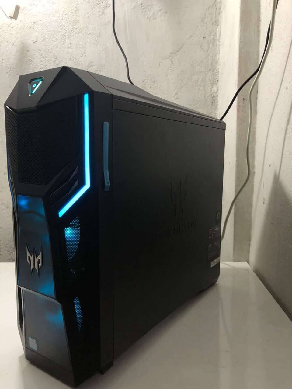 حاسبه خرافيه للالعاب القويه والمونتاج  لان المعالج i7 حتى مو i5
معالج : i7-9700k
الكرت : rtx 2080 8g 
رامات : 2666 8×2 ddr4 
البورد : Predator PO5-6O5s
التحزين : TOSHIBA - 1TB
NVMe m.2 512gb
الكيس ٣ مراوح 
الكيس : PREDATOR ORION 5OOO 

مثل ما تشوفون بالصورة الكيس خرافي
كل هاي التجميعه الخرافيه للشراي 
800 الف وبيها مجال للطيبين

مكاني بغداد الدوره حي المعلمين 
7768726469


**إذا كنت صاحب هذا الإعلان وتريد حذفه لأي سبب، رجاءا أرسل رسالة إلى الدعم الفني**