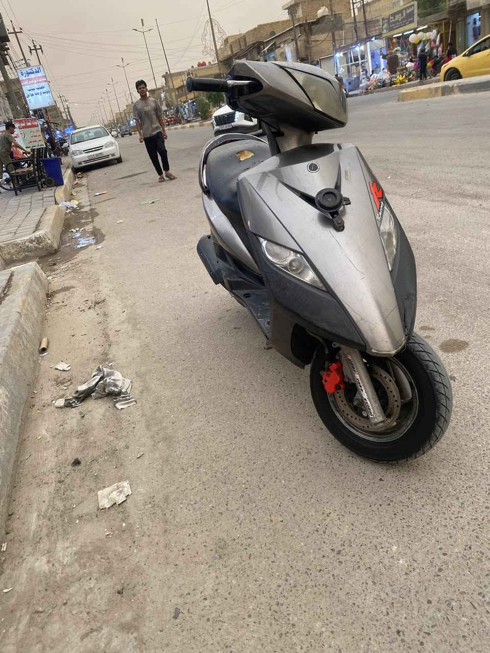 سلام عليك درجه ثلعب جيتي. درجه رمه كفارته كله مخته رقم واحد لزغ مبيه كلش نضيفه وراق بيه ما مفتوحه السعر 700مجال قليل رقم *********** العنوان بغداد مدينه الصدر
