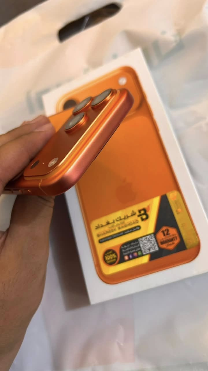 ايفون 17 برو ماكس ابو شريحة نموذج M شرق اوسط بطارية 97 ذاكرة ٢٥٦ وتر بروف جهاز نضيف ومرتب للبيع مكاني النجف ***********
