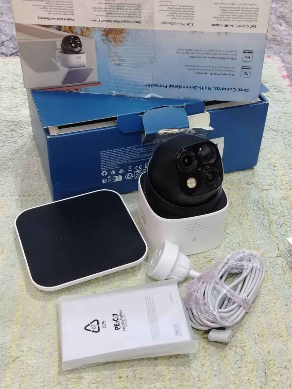 كاميرا مراقبة خارجية من نوع Eufy SoloCam S340. 
متوفر ✅


**إذا كنت صاحب هذا الإعلان وتريد حذفه لأي سبب، رجاءا أرسل رسالة إلى الدعم الفني**