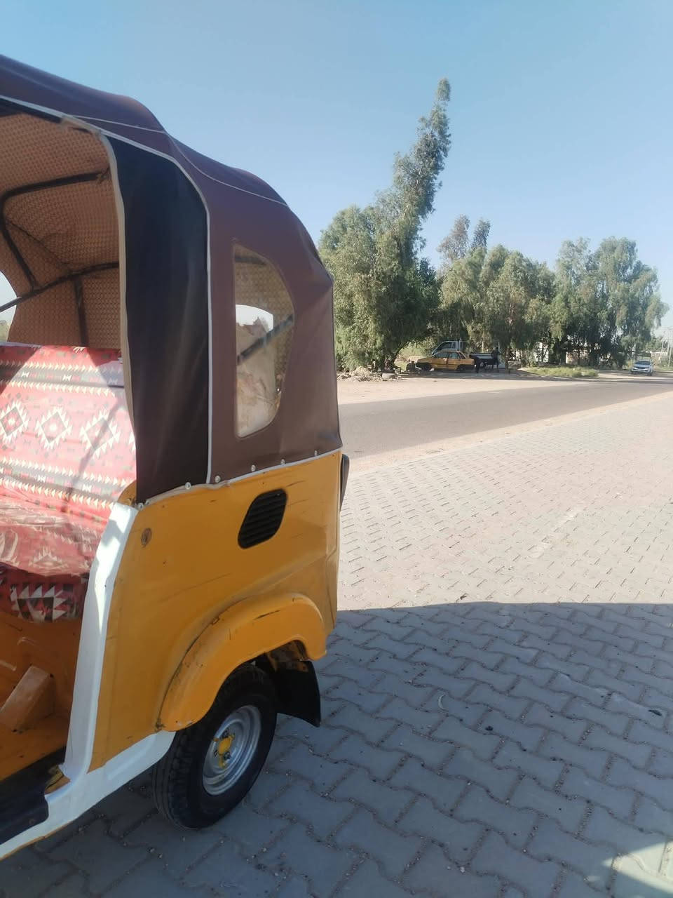 سلام عليكم تكتك بياجو محور تيفيئس سته وعشرين نفر ما شايله خير من الله لايت عالي ناصيي دوشمه جديده تخم تأير يعني تكتك ربع ماذب عليه كبل لا شارع موديل 20 اوراق أصولي سعر 3000 وبيه مجال  الاستفسار *********** العنوان بابل الحصوه
