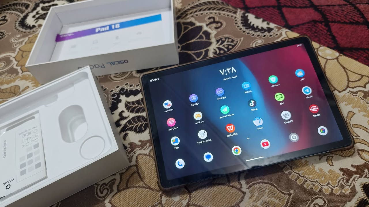 السلام عليكم
ايباد  للبيع 
OscaL pad 18 
المعالج 8 
الذاكره 256 غيغابايت
الرام 8GB 
 الكامرا الاماميه 13Mp
الكامره الخلفيه 13Mp
البطاريه 8800mAh   السعر 175 ايباد نظيف مستخدم يوتيوب فقط لدراسه🤍***********
