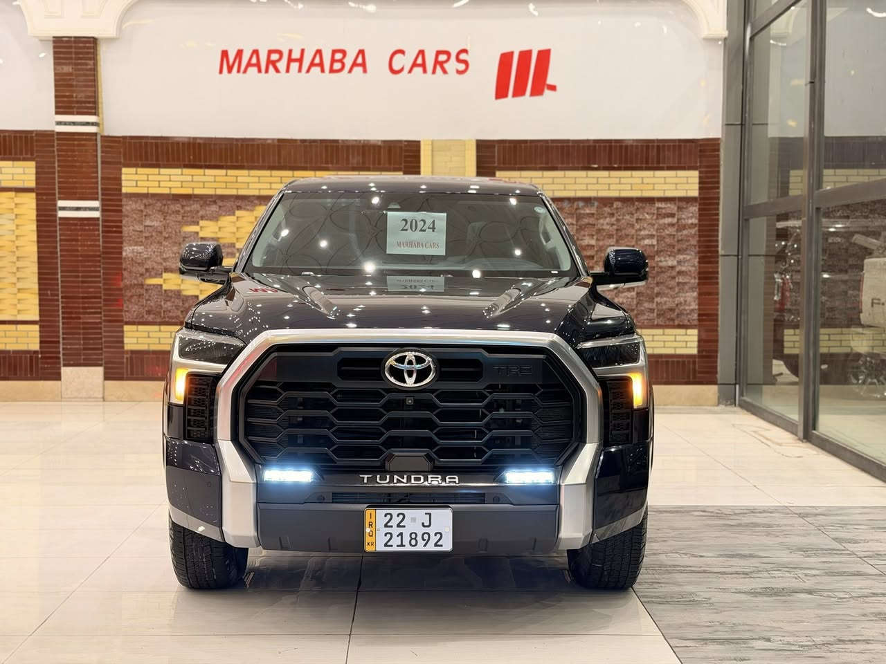 MCA IRAQ 
——————————
BRAND : TOYOTA TUNDRA
CLASS : LIMITED TRD
ENGINE : V6 - 3.4T  - 4x4
STATUE : CLEAN TITLE كلين تايتل 
YEAR : 2024
PRICE :  $
COUNTER :  32,000 MILE
IMPORTING : وارد كندى 
ADRESS : Erbil , أربيل شارع ١٠٠م صف دائرة گمرگ
FOR IFORMATION CALL US :
MARHABA CARS 
 📞 : ***********
📞 : ***********
