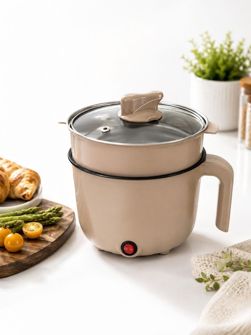 ✨ حضّر وجباتك بسرعة وسهولة مع قدر الطهي الكهربائي متعدد الاستخدامات! 🍲
🔘 مناسب للقلي، الطهي، الشطف والتبخير في جهاز واحد.
🔘 تحكم دقيق بدرجات الحرارة لنتائج مثالية.
🔘 غطاء زجاجي شفاف لمتابعة الطعام أثناء الطهي.
🔘 رف تبخير مدمج لتحضير أكثر من صنف بنفس الوقت.
🔘 مقبض آمن ومقاوم للحرارة لراحة أكبر أثناء الاستخدام.
🔘 مثالي لتحضير الحساء، النودلز، الأرز، البيض وغلي الماء.
🔘 حجم عملي مناسب للمنزل، المكتب أو السكن.

💰 السعر:11,000 دينار فقط
🚚 التوصيل: 5,000 دينار

📩 للحجز والاستفسار راسلنا الآن.


**إذا كنت صاحب هذا الإعلان وتريد حذفه لأي سبب، رجاءا أرسل رسالة إلى الدعم الفني**