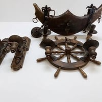 للبيع سيت ثريا خشب بوهيمي عدد القطع ٤ الاتصال 07905556672