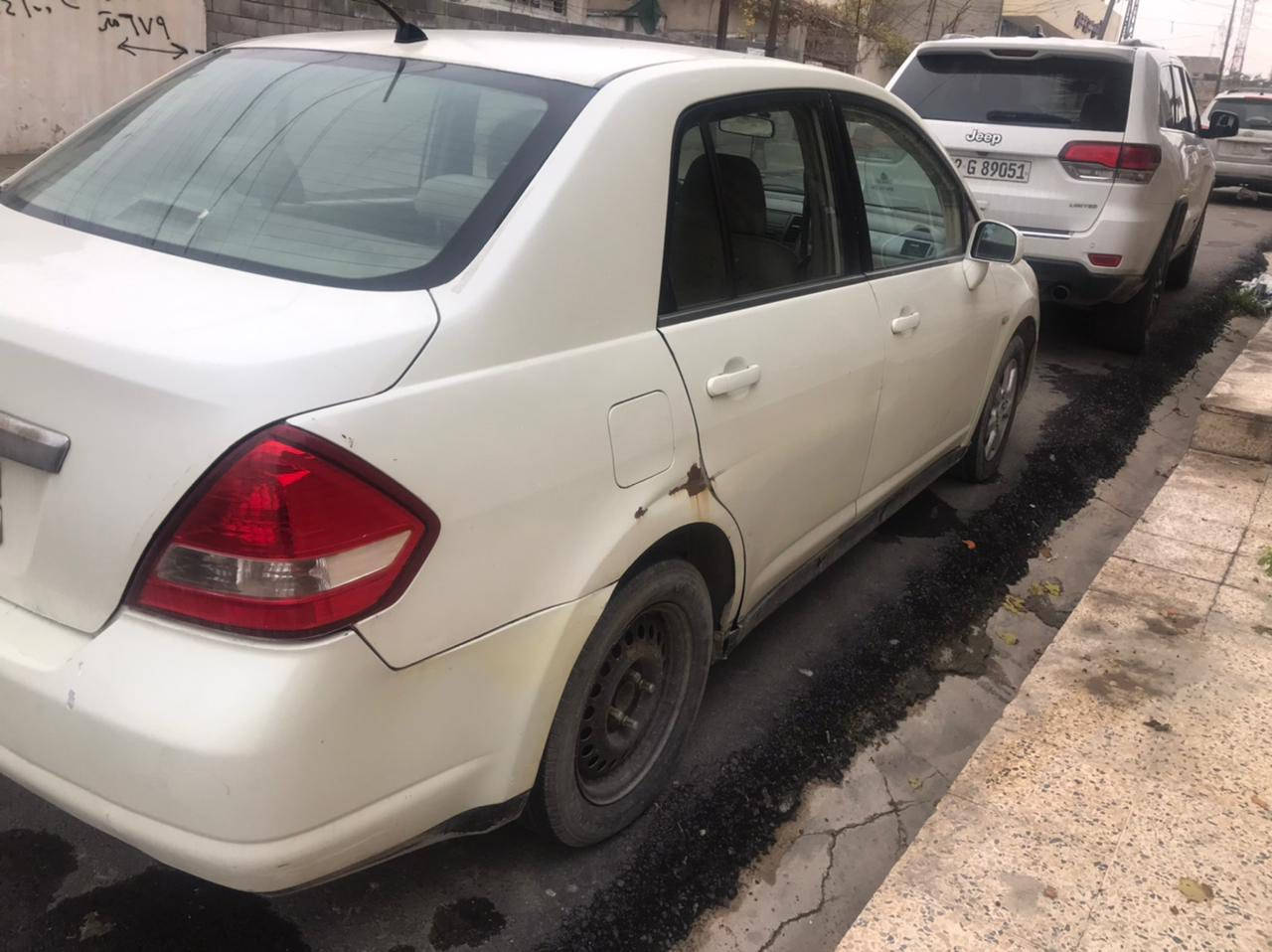 نيسان تيده موديل 2007 كابون بانزين كير ومحرك شرط كير عادي 68 $ / ***********
