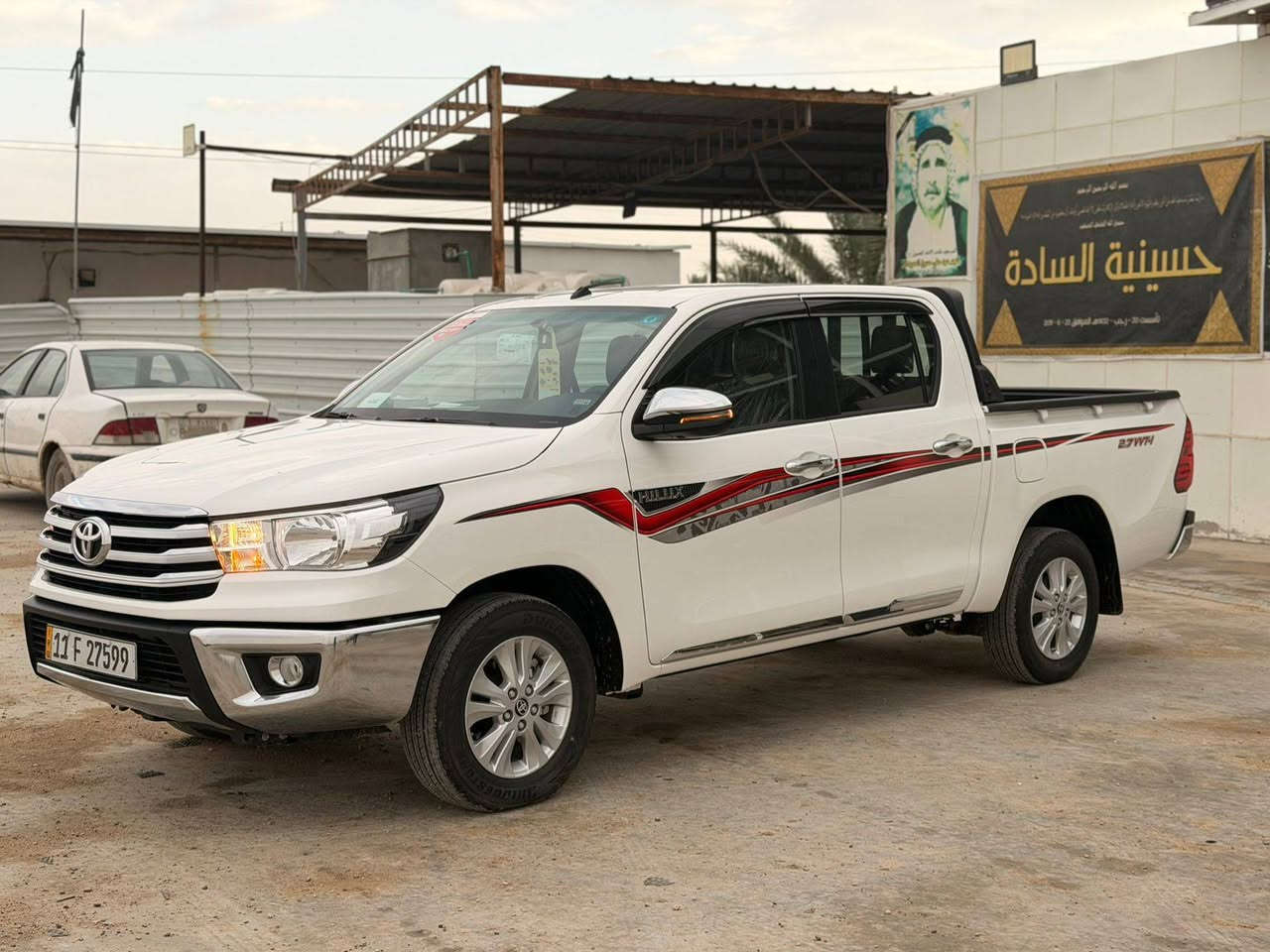 سلام عليكم للبيع تايوتا هايلوكس موديل  2025 اوتماتيك ماشيه 7الف شركة ساز فول موصفات شاحن لاسلكي قطعتين تبريد مكفوله كفاله عامه رقم بغداد بسمي العنوان بابل الشوملي السعر 308$/***********
