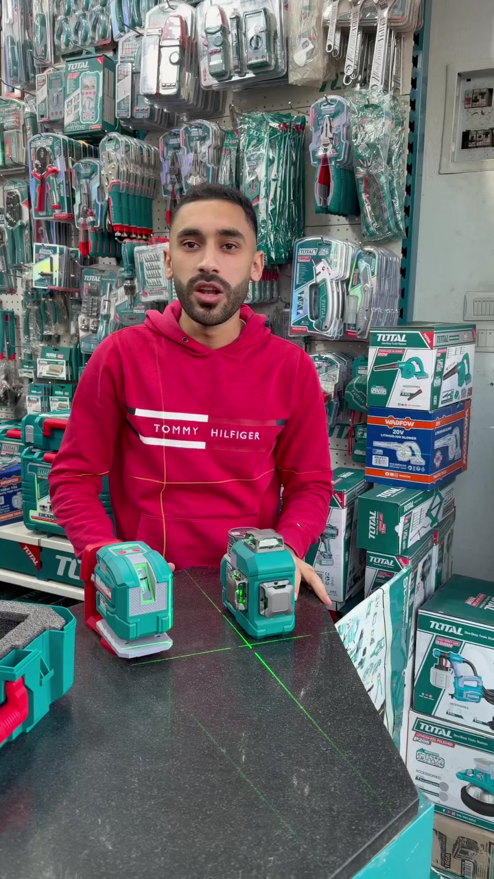 لو عايز شغلك يطلع مظبوط على الملي 👌🏻

يبقى تشتري من غير تفكير ميزان ليزر توتال 5 خط و12 خط من عندنا في شركه بدوي 😎🔥🔥

هيخليك تشتغل بدقة وكمان هتخلص شغلك اسرع🥳🥳

Model⤵️
✨TLL301204✨
✨TLL306502✨

والسعر مايتفوتش بجد☝🏻

للتواصل 01028090122📱
للتواصل واتساب https://wa.me/201028090122
📍 العنوان المنصوره الحسينيه أمام سور المحطه بجوار الكنيسه 
متاح شحن لجميع المحافظات 🚛

#Total
#TOTAL
#توتال
#Tools
#عدد
#بدوي


**إذا كنت صاحب هذا الإعلان وتريد حذفه لأي سبب، رجاءا أرسل رسالة إلى الدعم الفني**