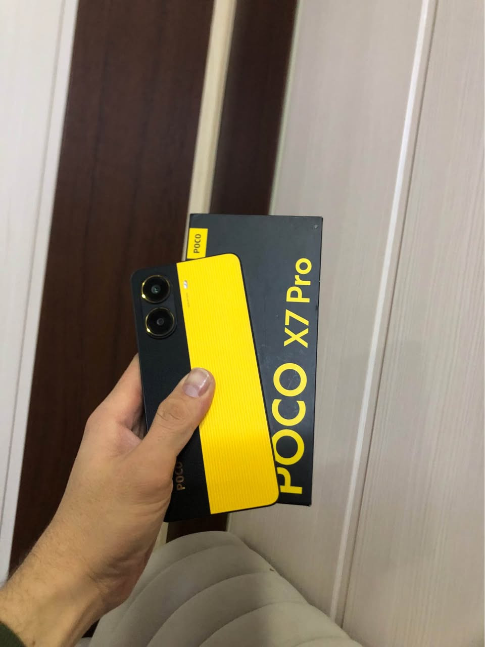 Poco x7 pro 
لۆک لۆک  
جۆری مەرغوب
زاکیرە 256 
رام 12 
Daimnsity 8200 ultra 
120 fps
120 hzz
مۆبایلەکە زۆر پاکە%98 خاوێنە 
نرخی 300 هەزار 
***********
واتساپ ڤایبەر السليمانية, العراق
