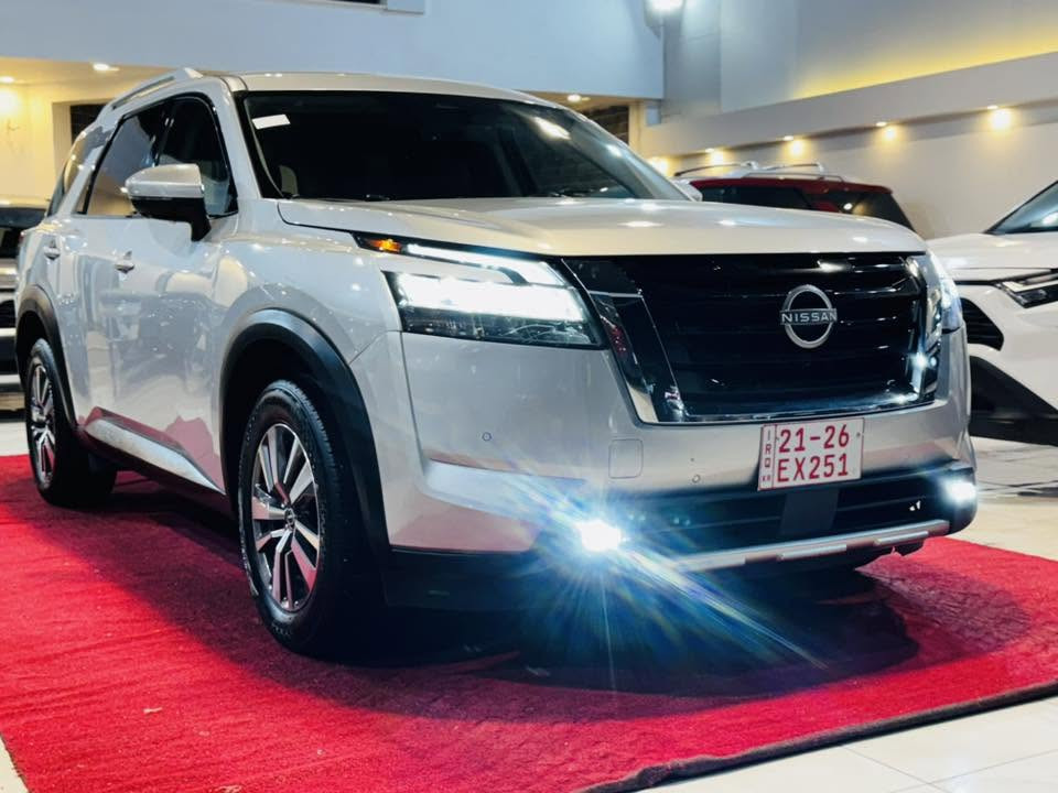 كاتي تترقم شمال فقط

النوع  NISSAN PATHFINDER   SL 

اللون: سلفر

الموديل :2025

نوع المحرك : 6 سلندر (3.5L)

السعر: 245

عداد المسافه:15 الف مايل 

الضرر: كما موضح بالصورة.  
صور الحادث + رقم الشاصي مرفقه في المنشور

بدون رقم وبشرط الترقيم ( اربيل - دهوك - سليمانية )

المواصفات: 

ستيرن تدفئه
خمس كاميرات (360)
بصمه تشغيل
بصمة اربع ابواب
تشغيل عن بعد 
كشنات تدفئة 
ستيرن تدفئة 
كشنات كهرباء
رادار امامي
رادارات جانبيه
رادار خلفي
حساس خلفي
شاشه كبيرة
مانع انزلاق
كروز سرعه
هاند بريك بصمه
اوتو هولد
نظام ايكو نورمال سبورت
صندوق كهرباء
7 راكب

العنوان : كركوك حي الخضراء شارع المعارض 

معرض هشام الحمداني لتجارة السيارات

للأتصال والأستفسار☎️📱

***********

***********‬‏

***********‏‪‬‏

