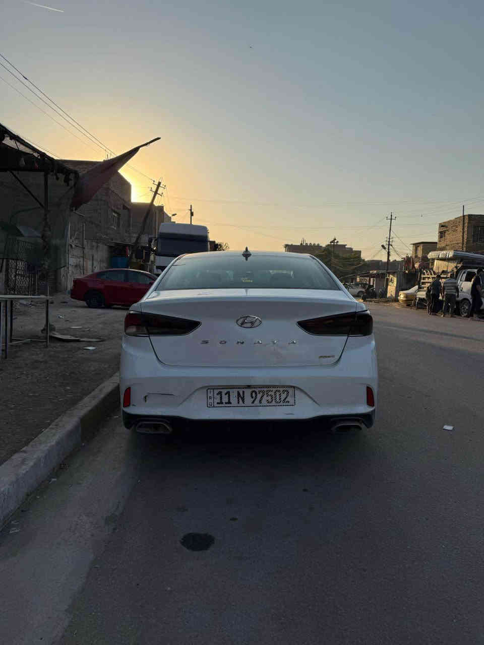 السلام عليكم سوناتا سبورت 2019 فول موصفات للاخير بصمه فتحه رادار كشنات كهرباء تدفئه شفتات ستيرن مكينه 2400 GDI حادث امام بدون لغد ولا شاصي فقط جاملغ وبنيد وبالعراق بيها الجاملغات الخلفيه ثنينهم يعني 4 قطع ابيع احزام  السيارة كير ومكينه خير من الله تخم تايرات جدد صدر جديد السعر 130 وبيها مجال رقم بغداد الدولي الجديد باسمي تحويل مباشر سنويه لحد 2030  مكانها بغداد الكرادة 
*********** بغداد, العراق
