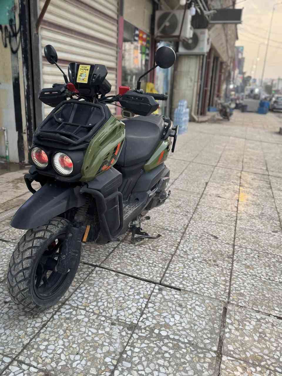 للبيع دراجه اباتشي كامله ما بيها اي نقص 
عنواني مركز الحله 
السعر ٧٥٠ الف 

***********
