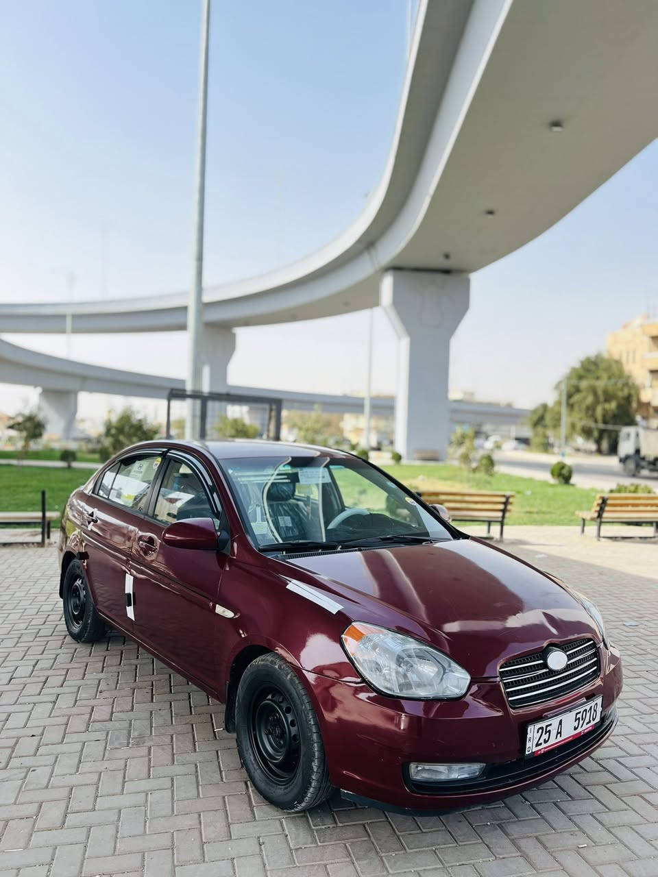 سعر مناسب جدآ (69$)وبيها مجال بصيط !!!
اكسنت 2006رقم كروكوك انكليزي سنويه لل30
كير اوتو كير محرك شرط تخم تاير جديد 
صدر خلفي امامي جديد تبريد ثلج ❄️ تدفئه
صبغ عام جماليه بدون ضربه شرط الفحص !!

69$وبيها مجاال!!!!

***********
