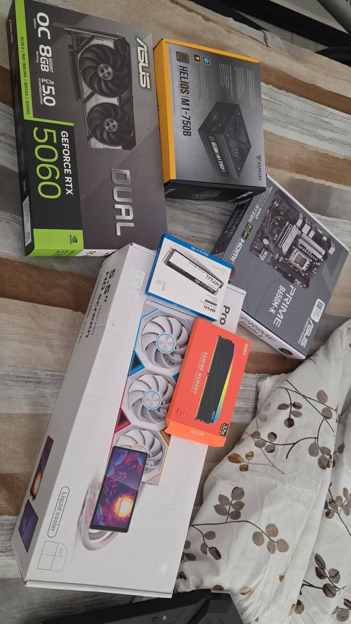 سلام عليكم تجميعه
كامللللله(pc,ماوس،كيبورد،شاشه،
UPS)بس تحطلك ميز وتلعب مكاني بصره ماعندي توصيل 
السعر نعايته كلش كلش لين مستحيل تحصل تجميعه بهيج قوه بهيج سعر 
(مليون و٩٥٠)


**إذا كنت صاحب هذا الإعلان وتريد حذفه لأي سبب، رجاءا أرسل رسالة إلى الدعم الفني**