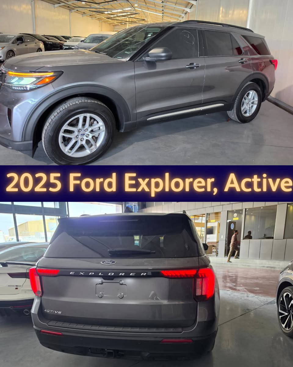 📢عرض بيع مباشر🔥
⚜️ سيارة فورد بالشكل الجديد 2025 Ford Explorer, Active
🟠رقم الشاصي : 1FMUK7DH3SGC20713
🟠 للبيع نقدا (لا مراوس و لا اقساط).
💵سعرها 280 ورقة
الشراي يراسل صاحب السيارة حصرا :  *********** 
صورها كاملة بالستوري منشورة .
مواصفاتها وتفاصيلها  : 
حجم المحرك 4 سلندر توين توربو(2.3L)
ضرر سطحي جدا (فقط دعامية امامية مكسورة)
بدون صبغ او تعديل او تبديل نهائيا 🫡💪
الحادث ما واصل حتى للراديتر
الايرباكات سليمة جميعها (وضع الشركة)
بدون شواصي او دواخل نهائيا
عداد المسافة 1900 ميل فقط 
عدد المقاعد (7) راكب 
بصمة تشغيل
بصمة ابواب
صندوق شفط كهربائي 
كشنات مخمل VIP
رادار جانبي (نقاط عمياء)
رادار خلفي(تحذير من الاصطدام)
حساسات خلفية + كاميرا دوارة
كير ماوس
دشبول ديجيتال 
اوتو هولد Auto hold
أوتو ستارت Auto start
أوتو ستوب Auto Stop
هاند بريك بصمة
تبريد مركزي 
شاشة كبيرة لمس 

Apple Car Play

Android Auto
تحكم وضعيات القيادة (Drive Modes)
مانع انزلاق+ABS
تحكمات استيرن
منافذ USB+AUX
وبقية المواصفات معروفة
السيارة جديدة بعدها زيرو 
كاتي بدون ارقام تترقم شمالي فقط 
تكلفة الرقم 14 ورقة 
🏢 شركة البرهان العالمية لإستيراد وتجارة السيارات من المزادات الامريكية 
الإدارة الرئيسية أربيل - شارع 100 - مجاور شركة تويوتا ساس .
فـــرع المـــوصـل الأول  : الفيــــصلية قــرب جســــــر الســــويس.
فـــرع المـــوصـل الثاني : حــي الشــرطة قــرب مـطعم السـاعة.
