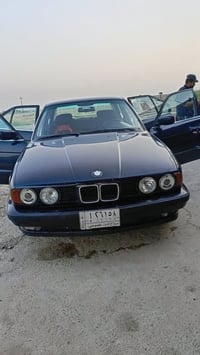 bmw 525 موديل 1994 كير محرك نظيف تحويل ثاني يوم بأسمي مصبوغة عام جمالي...