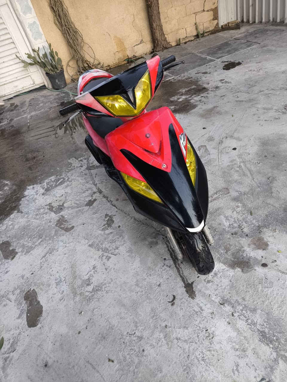 سلام عليكم
دراجه ثعلب للبيع كابريتر مكينه ما مفتوحه نكره سلف هندر شغال  كلجات بلادي كهربائيات شغاله الدراجه مابيه نقص سعر سعر 550 وبيه مجال مكاني الغزاليه 
هاذ رقمي الشراي يخابر ***********
