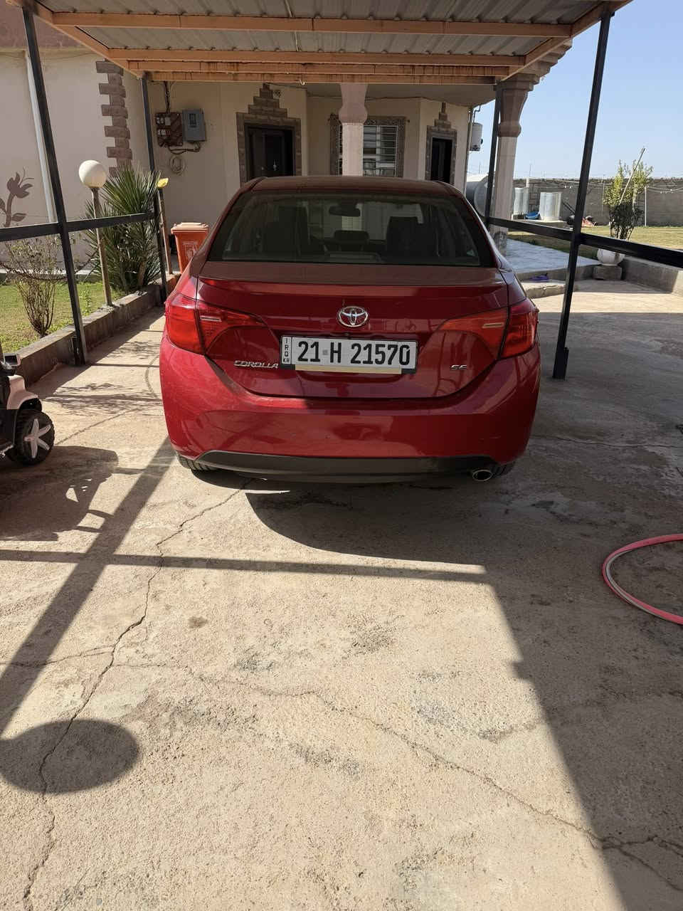 كورلا 2018 SE سنويه ورقم كله جديد تريد تحويل او وكاله تايرات جديد اني قبل اسبوع شديت حته الرادار موجود وشغال حجر بيئه موجود لايت زنون حساس حداديه كله جديد ايكو شغال ضرر بنيد فقط وتصليح جهت شاصي جهت السكن بدايتو وقبق صندوق مبدل اصلي صور الشاصي موجود والضرر معى الصور
السعر 119 وبيها مجال بسيط حك جيتك خاص ماكو 
***********  ***********
