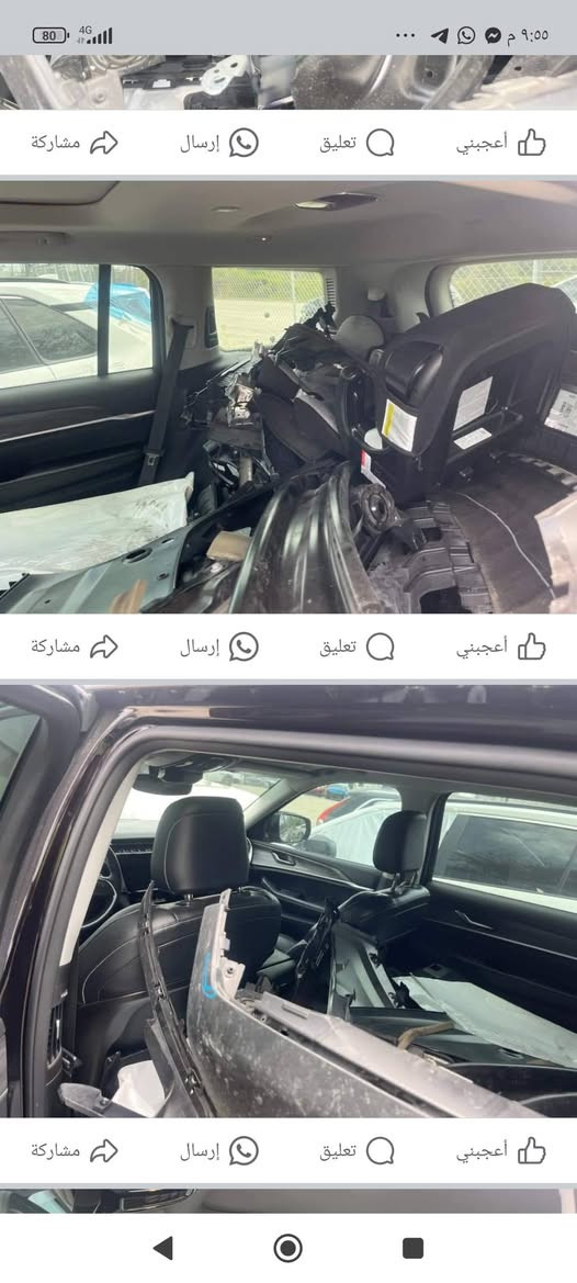 السلام عليكم جيب جراند شيروكي للبيع ليمتد 7 راكب موديل 23 بدون ايرباك ماشية 33 ألف  مبدل بس بنيد أصلي والجاملغ الأيمن بي تصليح السيارات في بغداد السعر 310 ثلاث شدات وعشرة اوراق ***********
