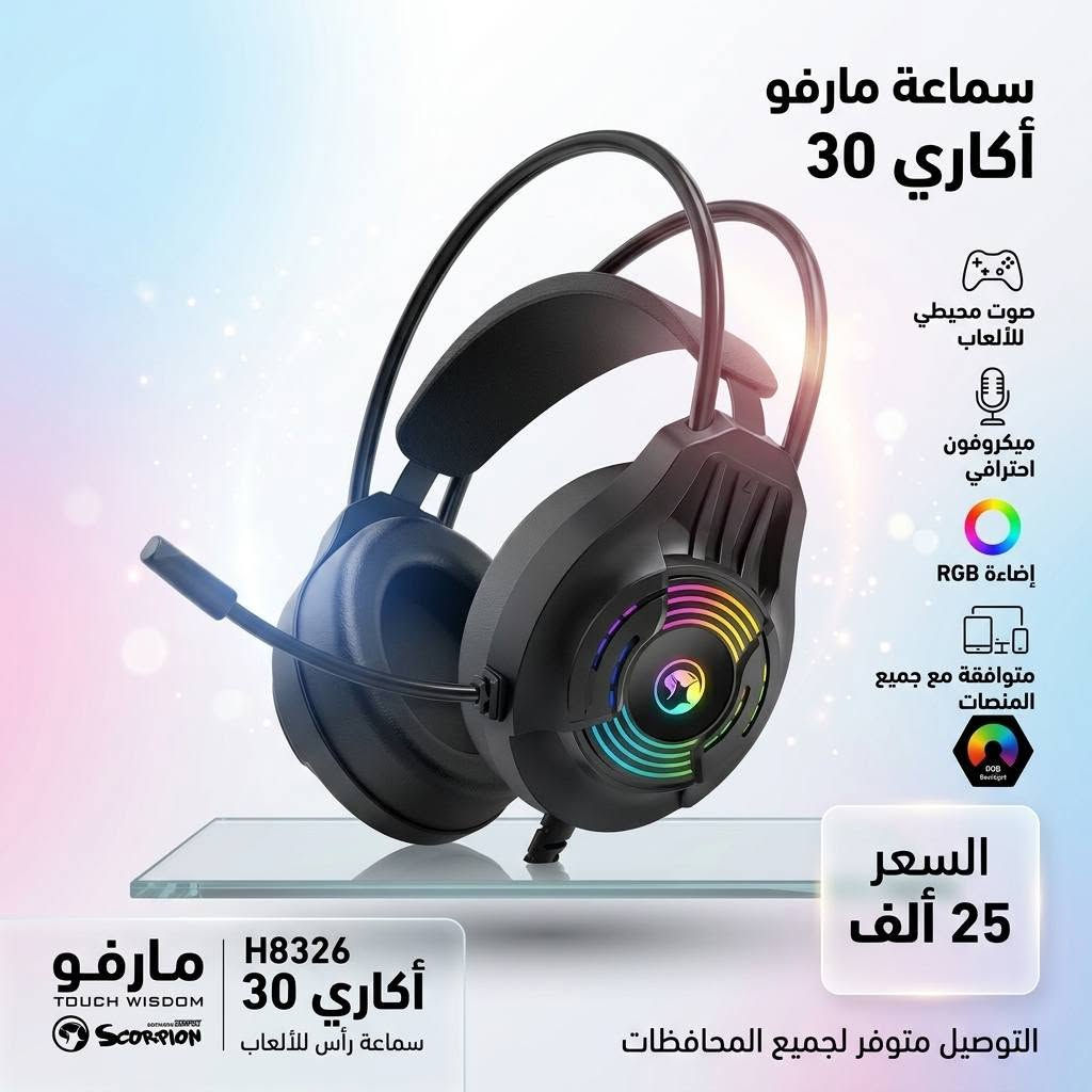 🎮🔥 لعشاق الكيمينگ والصوت القوي 🔥🎮

هسه تگدر تحصل أفضل سماعات الكيمينگ بأسعار مناسبة وجودة تخبل 😍
صوت نقي، عزل ممتاز، ومايك واضح حتى تعيش أجواء اللعب بكل حماس 🎧⚡

🎯 مناسبة لـ:
 ✔️ PUBG
✔️ Call of Duty
✔️ PlayStation
✔️ PC & Mobile

رابط موقعنا الالكتروني 
https://sonicgamee.myeasyorders.com/

📍 الموقع: واسط / الكوت / داموك قرب صيدلية حسني
🚚 توصيل لكل محافظات العراق بـ 5000 فقط
📞 للحجز والاستفسار: ***********

💵 الأسعار موضحة داخل الصور 📸
لا تفوت الفرصة 🔥

