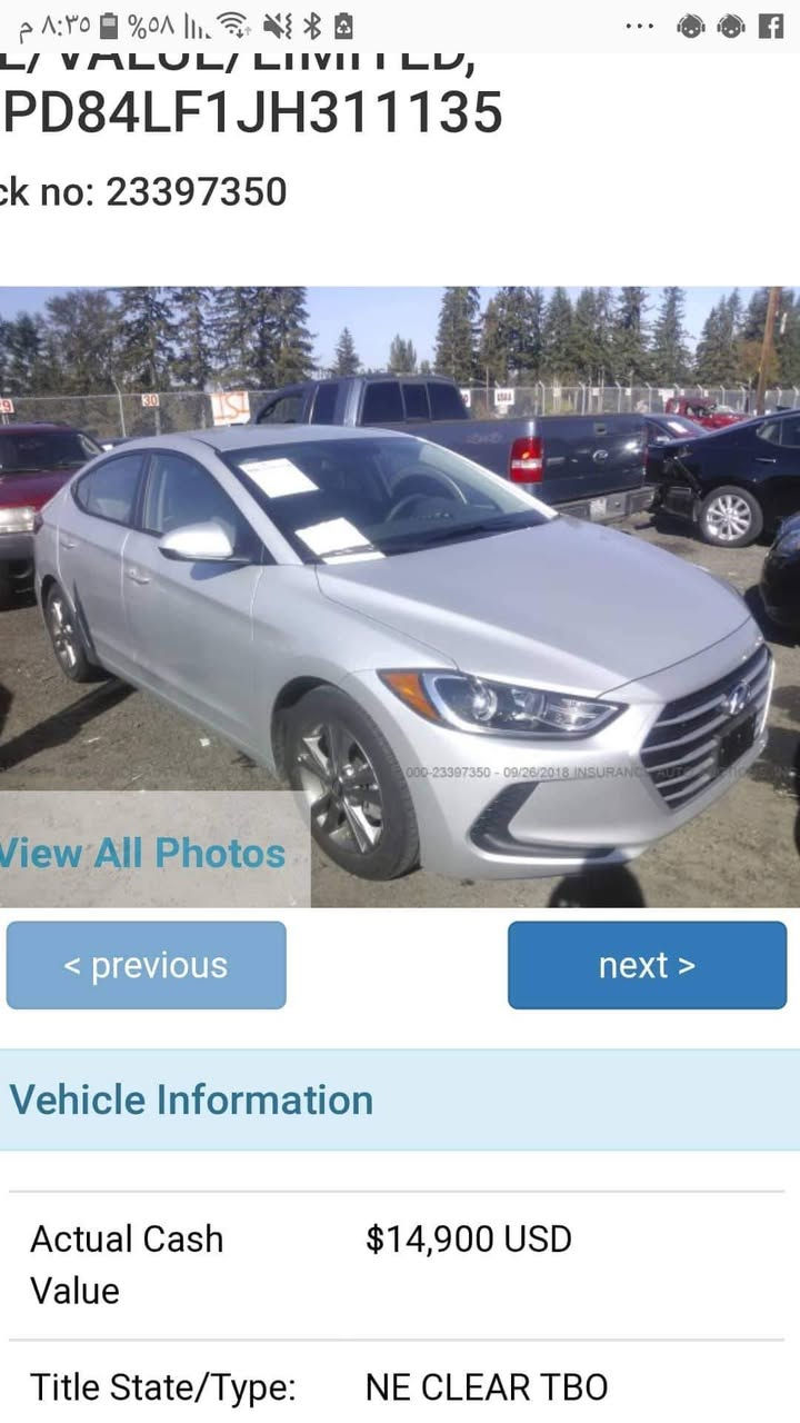 سلام عليكم هونداي النترا وارد امريكي موديل2018 للبيع رقم سليمانية مكاني كركوك
مواصفات SE تحكمات ستيرن كير اوتو 6 نمر AT ECO SPORT NORMAL وضعيات قيادة
الملاحظات/ ضربة سطحي باب سايق تبديل+ قطعتين رش وبيها مكانات صغيرة تعديل بارد
(سنوية يخلص 2029 كوبون بنزين موجود)
( سيارة بدون إيرياك)
السعر 123 بي مجال بسيط
للاستفسار/***********@
