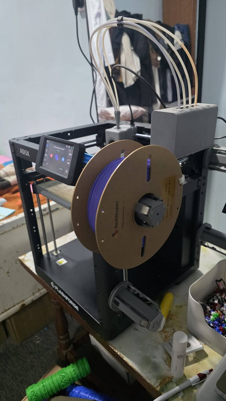 طابعة ad5x للبيع
السلام عليكم طابعة flashforge ad5x للبيع الطابعه جديده مصارلها ٤ اشهر من اشتريتها حلوه واونلاين يعني كل ميزات مفتوحة
1180 ساعه 
سبب البيع للتطوير اجيب اقوى
سعرها 420 الف 
الطابعة نقصها هيتر فقط 
مكاني بابل


**إذا كنت صاحب هذا الإعلان وتريد حذفه لأي سبب، رجاءا أرسل رسالة إلى الدعم الفني**