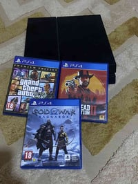 بلي ستيشن فور فات ويا ٣ اقراص  نظيفات و جويستك اصليه يحتاجله فقط تبديل...