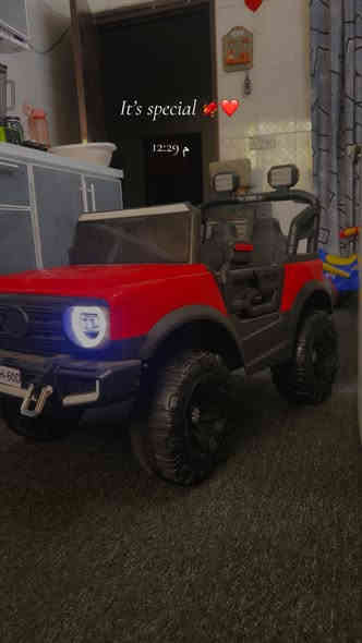 سلام عليكم يوجد سياره شحن للاطفال جديده تقريباً استخدام شهر فقط شيل من عمر 3لحد9سنوات تتحمل وزن 40كيلو سياره حجم كبير
السعر / 150الف والله اني اشتريته 225الف
العنوان/اربيل 
رقمي/***********
