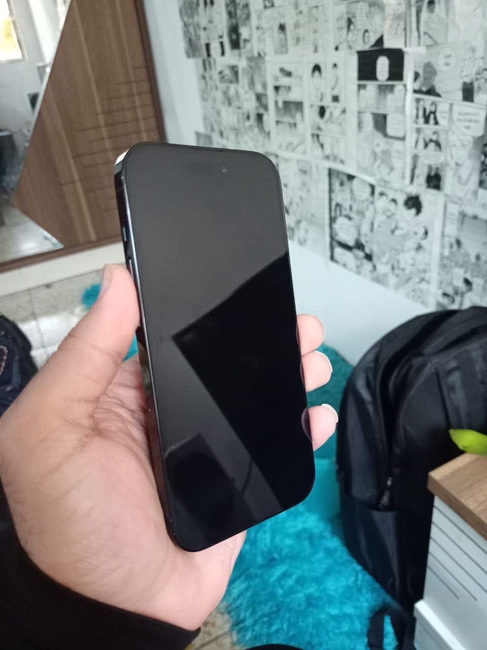 ايفون 14 برو فقط
بطاريه 86 
جهاز جلخ واحد مابي 
عربي AA/A
كامل ملحقات كارتون وكيبل اصلي 
هاتف ***********
السعر 700 بيع او مراوس حسب القناعه
