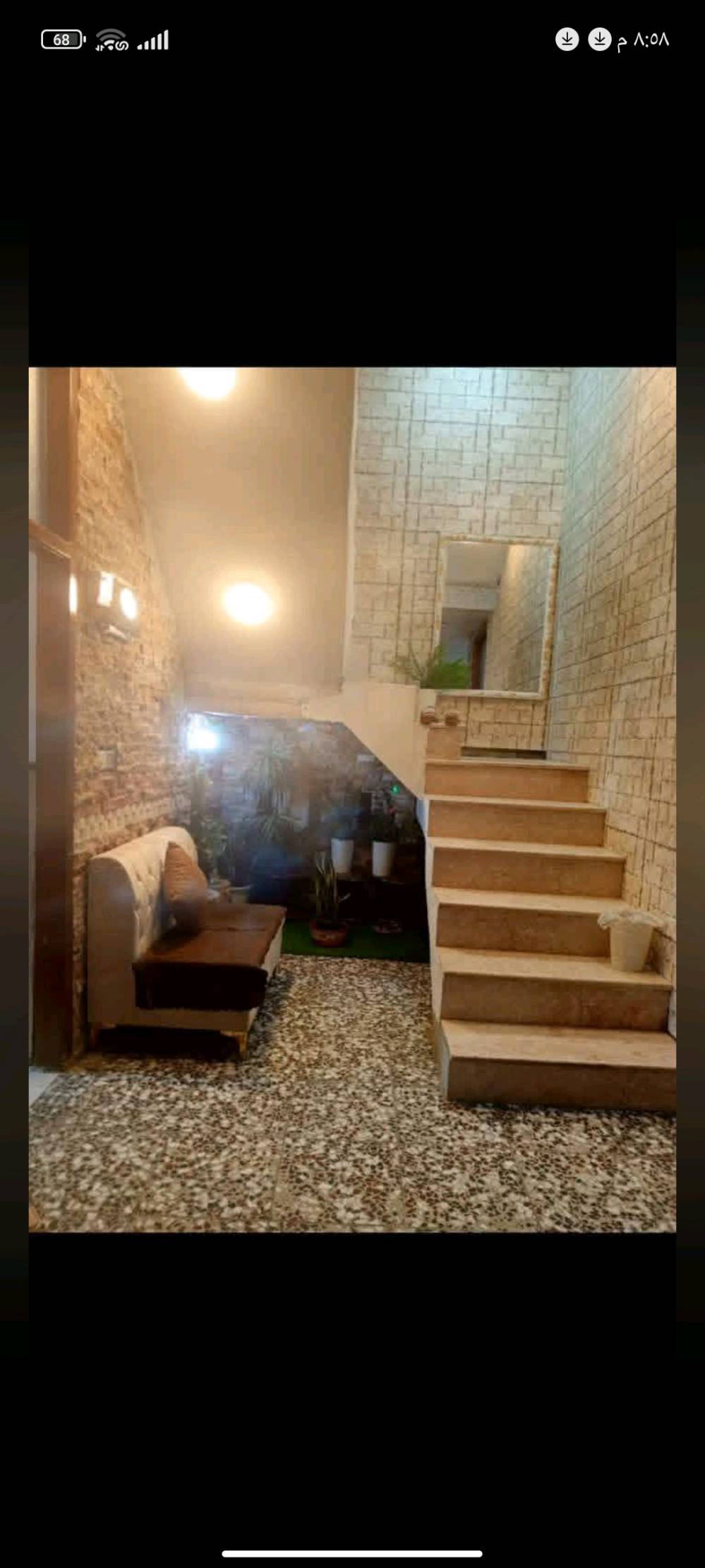 #دارللبيع 🏠

طابو زراعي سند 25 المساحه 170متـࢪ

طابق واحد محتوياته غرفتين نـــــــــوم هول استقبال مطبخ كراج سياره. 

عنوانه شارع شريفه ع الجديد الرابط بين 80و 100 قريب من الشارع العام جدا.
بيع مستعجل سعر مناسب  
***********