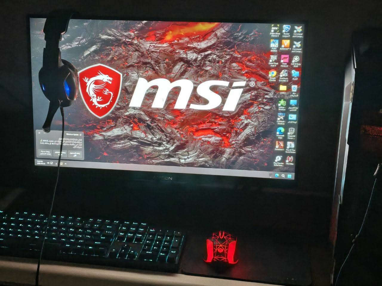 PC Gaming للبيع
Intel Core i5-9400F
MSI GTX 1660 Ti 6GB
RAM 16GB DDR4
SSD 128GB + HDD 1TB
Corsair CS650M 
  UPS 1500W وكيبورد وماوس وسماعات

الاضافات أو الملحقات: يوجد ميز مع كرسي+ سبيكرات خارجية عدد 2 + مايك M8 + لد نيون + تيبلام گيمنك + ساعة رقمية 

مكاني:
ديالى _ قضاء جلولاء 

للاستفسار:
***********
