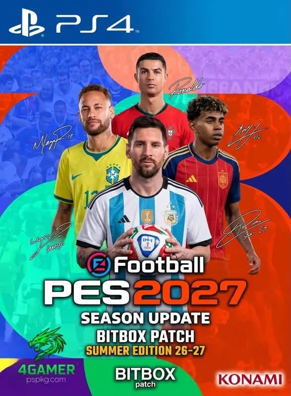 بيس 2027  على بلي فور المهكر فقط 
تحتوي على 
انتقالات هذا الصيف 
على ملاعب جديد
فرق اساطير اكثر 
كيم بلي مختلف وسلس 
تجربة رائعة🙈⚽️

حلة شارع الطهمازيه قرب مول اهل الخير
***********
***********
