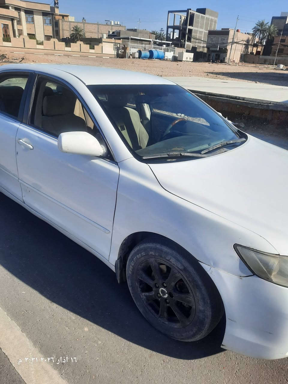 السلام عليكم
كاميري للبيع  لون ابيض موديل ٢٠٠٧ وارد امريكي 
محرك كير تبريد كفالة 
رقم انكليزي دولي 
مكان السيارة كربلاء 
السعر ٨٥ 
رقم الموبايل للاستفسار ***********
