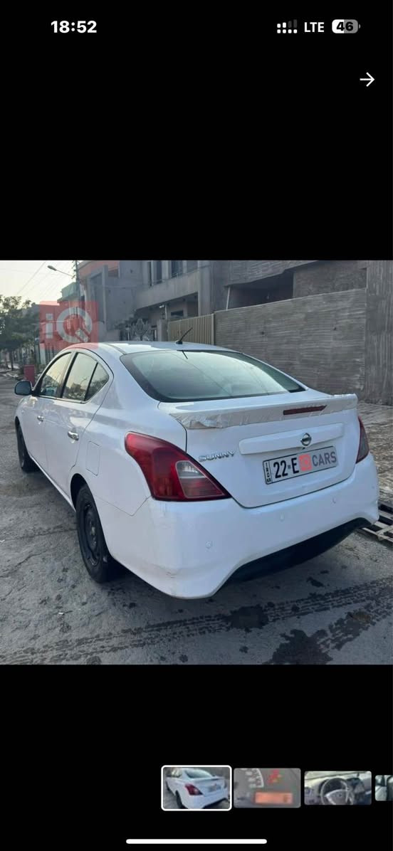 نيسان سني 
موديل 2019  
سنوية جديد 
دفتر بنزين
كاميرا خلفي حساس خلفي  شاشه ايباد كار بلي  
سيارة جديدة كلش نضيفة مال بيت
كلين تايتل فقط بي اثنين باب رصعات بسيط 
تبريد ثلج محرك گير كله بشرط

📍مكان سيارة كركوك
*********** واتس اب فقط كركوك, العراق
