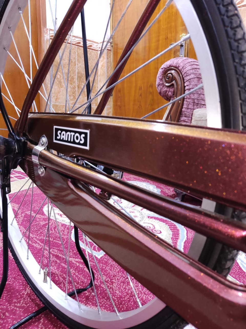 بيسكل سياحي للبيع موديل 22 النوع سانتوس  ما صاله أسبوع من طلعته من حاويه سعره 200وبي مجال المكان البصرة الجمهوية رقمي واتساب ***********
