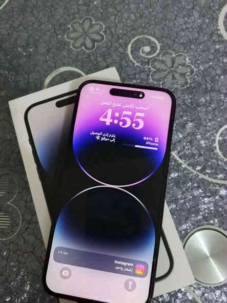 ايفون 14 برو ماكس ذاكره 256 دبل سيم كارت 

بطاريه 84 بلادي 
نضافه 100‎%‎ 
ماداخل تصليح أبد 
ويا 5 كفرات وشاحنه وكيبل
مكاني بغداد المحموديه
***********
