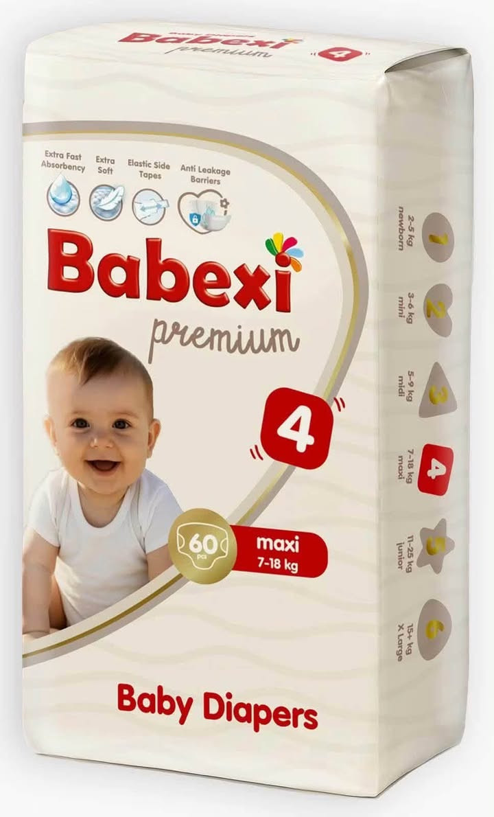 �🔥 بسعر مناسب جدًا… لا يفوتكم! 🔥🔥

🎉 وصلت الآن حفاضات Babexi Premium إلى تجهيزات السيف بجودة ممتازة وراحة مثالية لطفلك.

✅ امتصاص سريع وعالٍ
✅ حماية من التسرب
✅ نعومة فائقة على بشرة الطفل
✅ متوفرة بجميع المقاسات (1 إلى 6)

📍 متوفرة الآن في تجهيزات السيف
📍 المحاويل – حي الجمهوري- مجاور عيادة د. محمد جاسم الطائي 
📞 للاستفسار والطلبات: ***********
