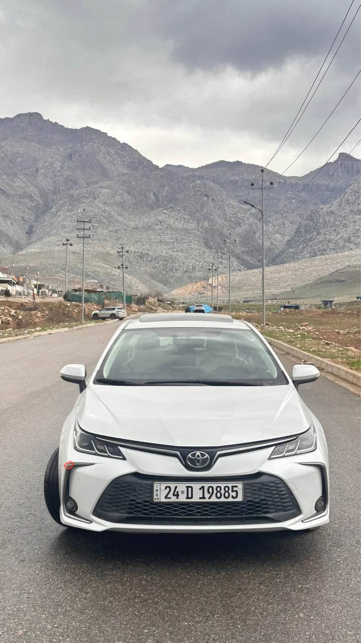 Corolla 2023 gli Cihan 
Km : 42,000km
No paint 
Full full shrika cihan
کرولا ٢٠٢٣ شریکة جیهان
٤٢،٠٠٠ کم ماشیە
بدون سبغ
فول فول شریکة جیهان

رقم تلفون: *********** دهوك, العراق
