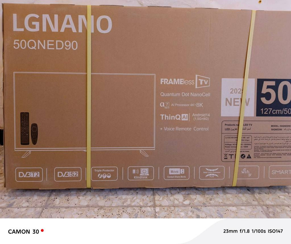 شاشه ال جي حجم ٥٠ ب الكارتون ما مفتوحه دبل ريمونت وماووس ناطق والسعر ٣٠٠ بدون عمله بالمحلات ٥١٠ تالاف *********** بغداد, العراق
