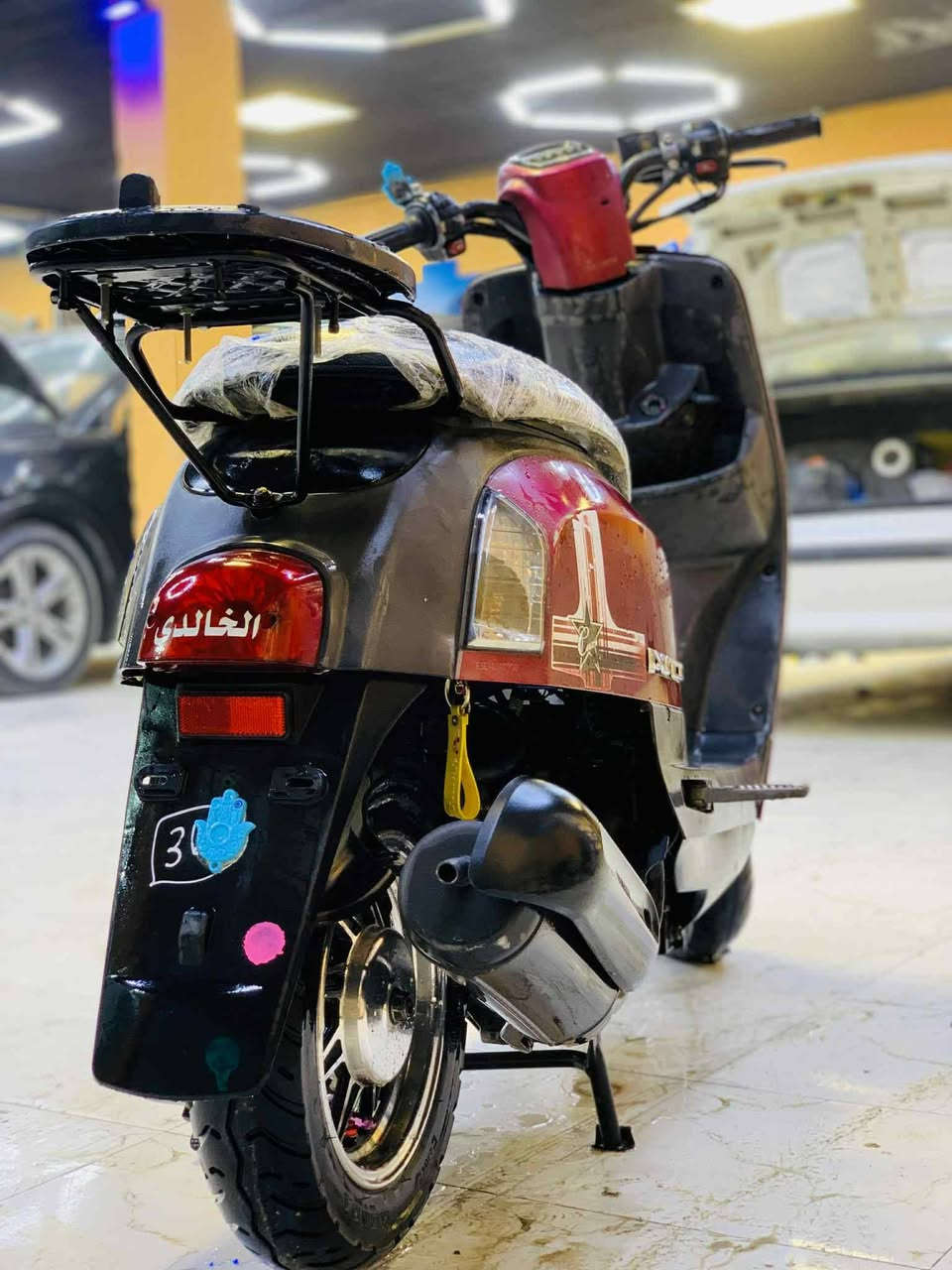 مراوس بسكنس دراجه كراتين صايره شهرين من طلعت من الحاويه كفاله عامه واحد على واحد ويا اكو دراجه سكنس مزوده اعطي فرق مكان نجف كوفه (***********
