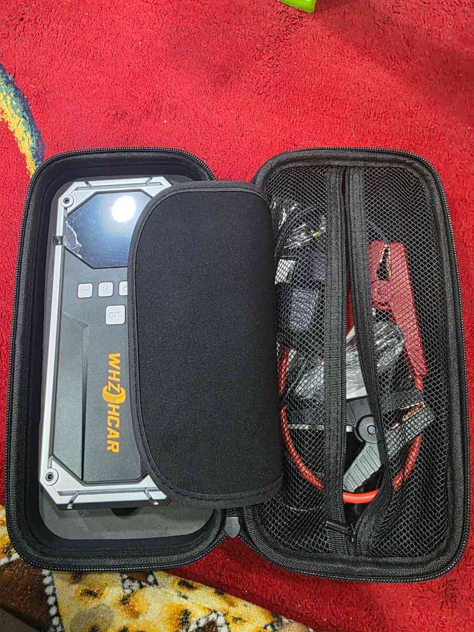 السلام عليكم جهاز بور مع منفاخ للسيارات يعني منفاخ تاير وشحن باتري جهاز جديد غير مستخدم مال باله مع كامل ملحقاته  سعره ٧٥ مكاني نجف كوفه ***********
