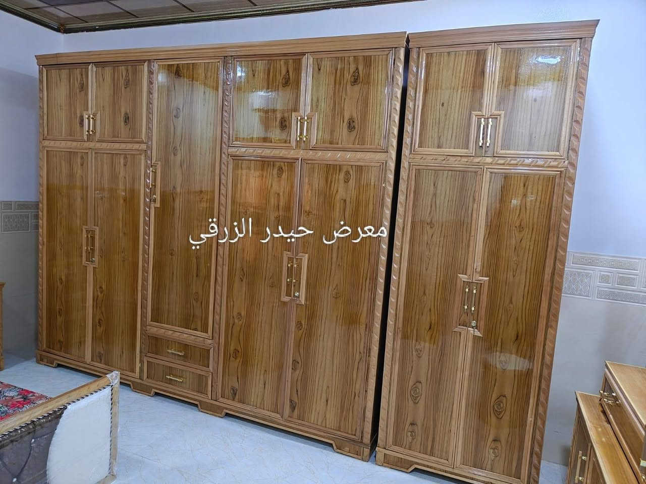 غرف نوم نقد و بالتقسيط على12و 18 شهر بدون مقدمة
خدمة استبدال الغرفة القديمة بغرفة جديدة مع الاتفاق على الفرق
العنوان الموصل الأيمن الصناعة القديمة اليابسات 
لمزيد من المعلومات التواصل على الرقم
*********** يوجد واتساب
المشمولين بالتقسيط جميع الموظفين والمتقاعدين وابطال الدفاع والداخلية
