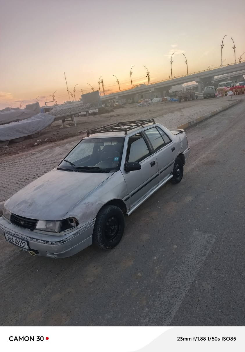 س ع. هونداي اكسل موديل 93رقم ديالى سنويا لل30 محرك جديد كير كله بالشرط كهربائيات تخم تايارات جدد مسجل كله  شغال سياره مال بيت ناعمه السعر 18 شرط تريد تحويل تريد وكاله عنواني كركوك مامتواجد عل نيت هذا رقمي الشراي يتصل *********** العنوان كركوك.
