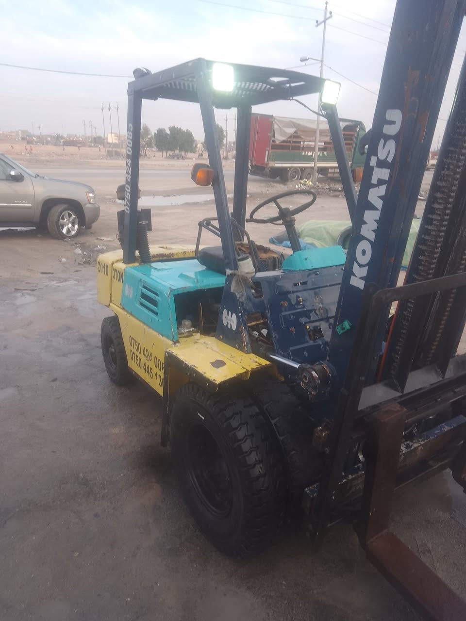 سلام عليكم شوكيه 3طن 3حركات شغاله وجاهزه كبل لشغل 
دبل تاير جديد ادوات مكان بصره الزبير ***********
